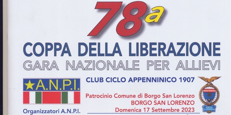 Coppa della Liberazione edizione n° 78. Il frontespizio del catalogo
