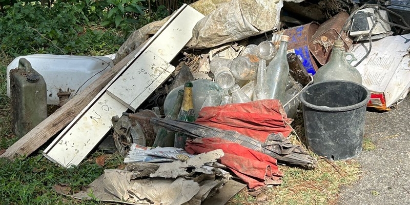 Tanti rifiuti raccolti