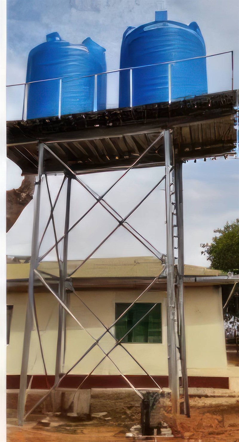 La situazione del pozzo presso la missione