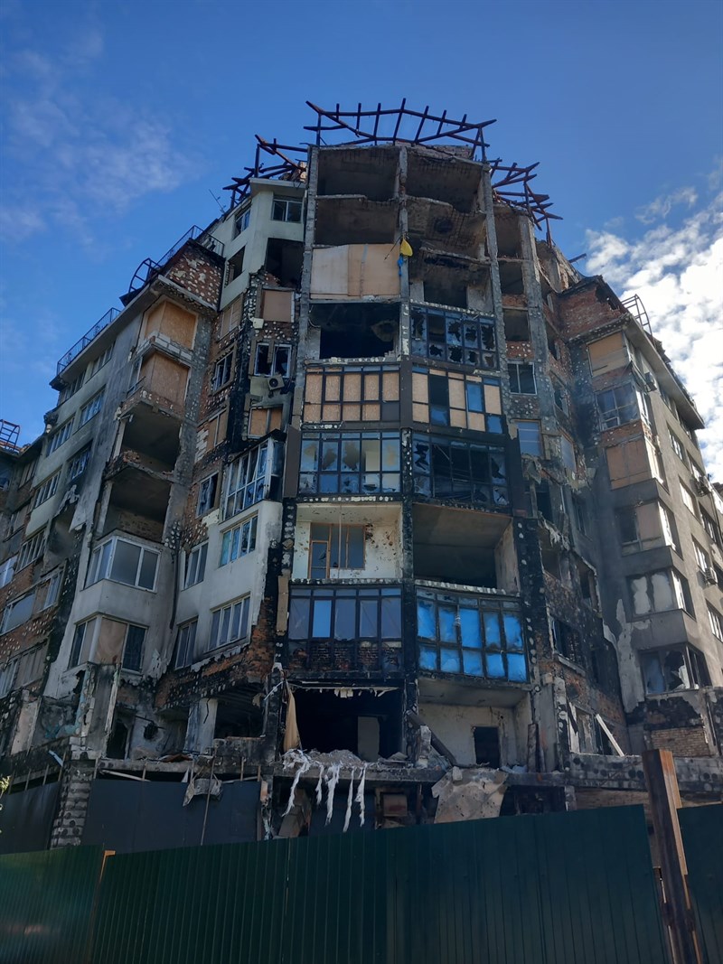 La ricostruzione è cominciata subito poco dopo la liberazione dagli Orchi