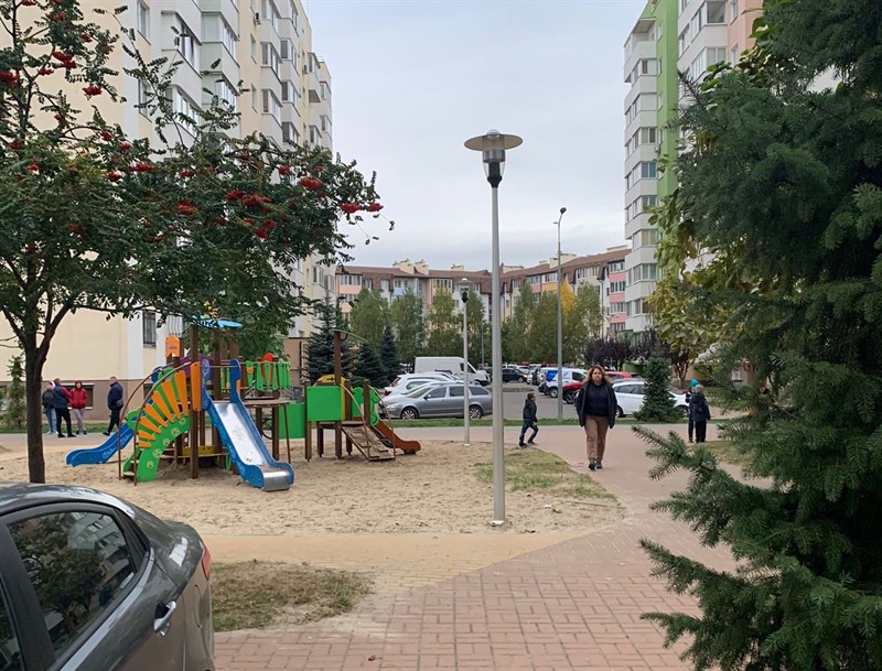 In giro per la periferia di Kyiv