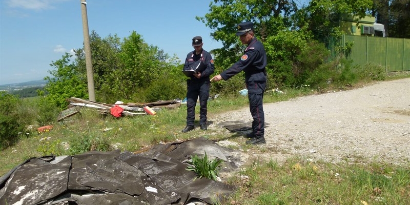 rinvenimento dei rifiuti