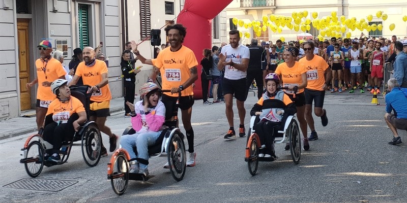 La partenza della Maratona