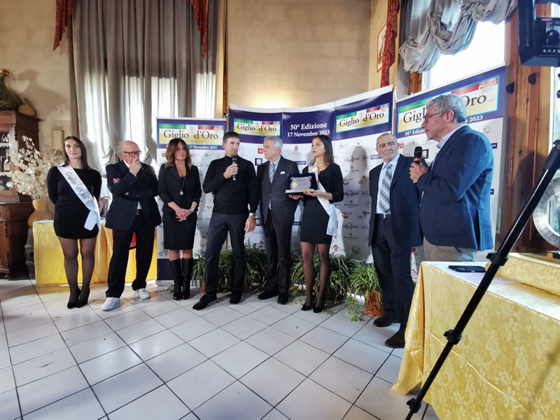 Un momento della cerimonia