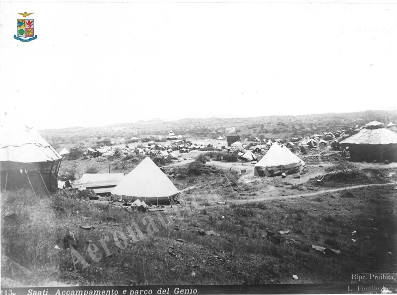 Parco Aerostatico in Eritrea. L'accampamento e il Parco del Genio, Saati, Gelatina ai sali d'argento