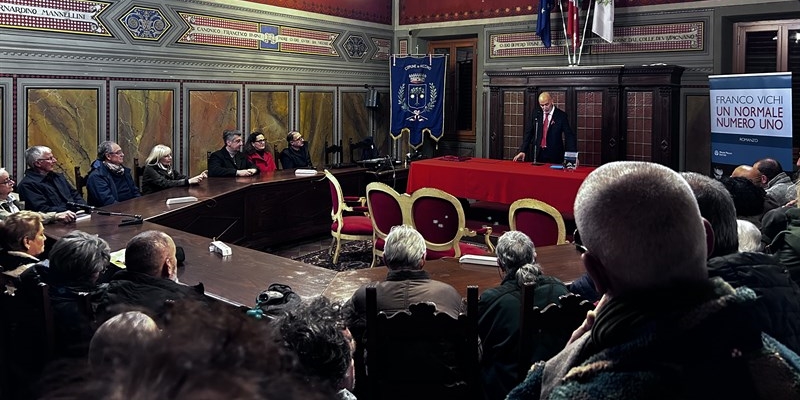 La sala consiliare di Vicchio