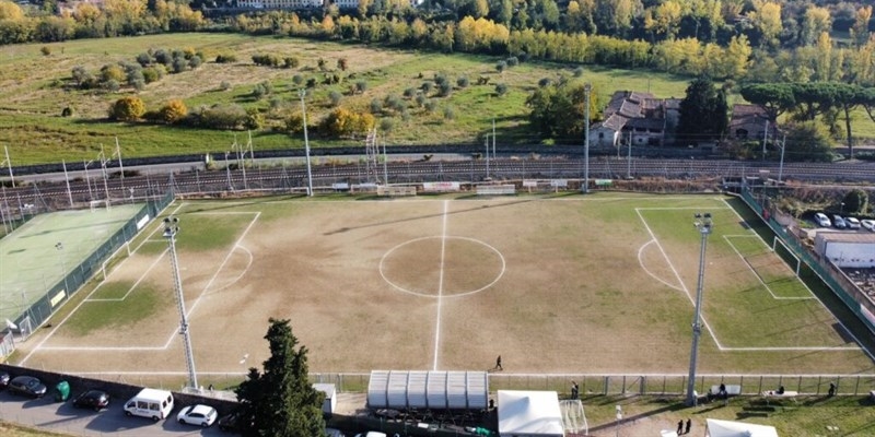 Il campo sportivo di Compiobbi