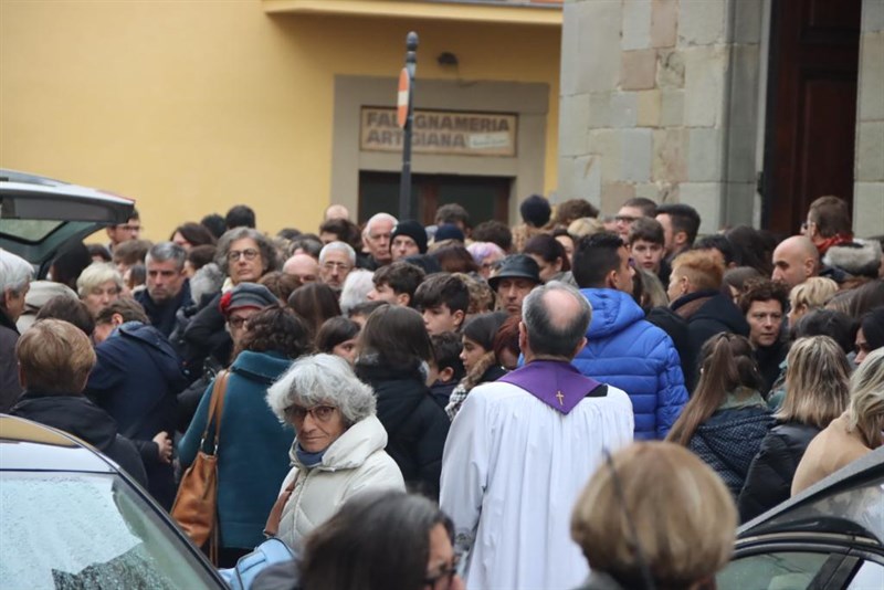 I funerali a Borgo San Lorenzo