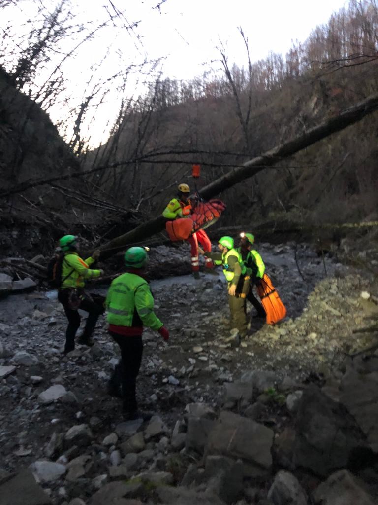 Soccorso alpino in azione