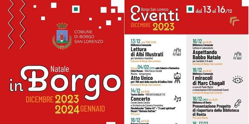 Locandina eventi Borgo