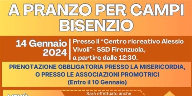 A pranzo a Firenzuola per Campi