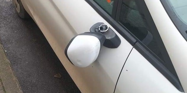 Auto danneggiata a Vicchio