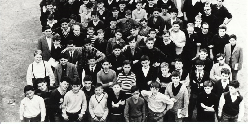 Una panoramica  degli ex allievi salesiani nell’Oratorio  dell’Istituto, giorni indimenticabili.