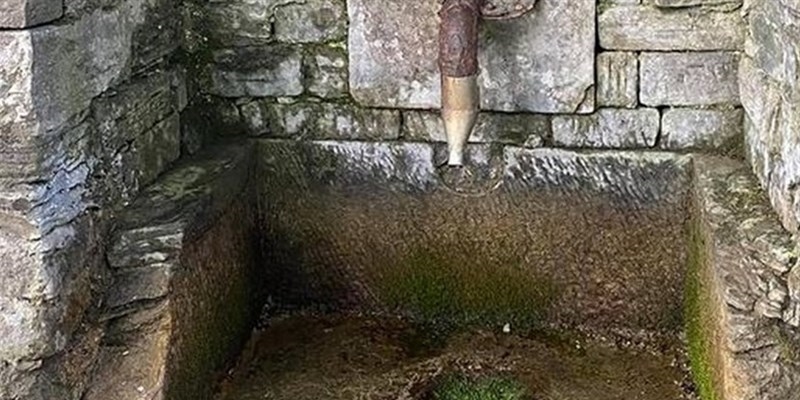 La Fonte dell'Alpe di nuovo a secco.