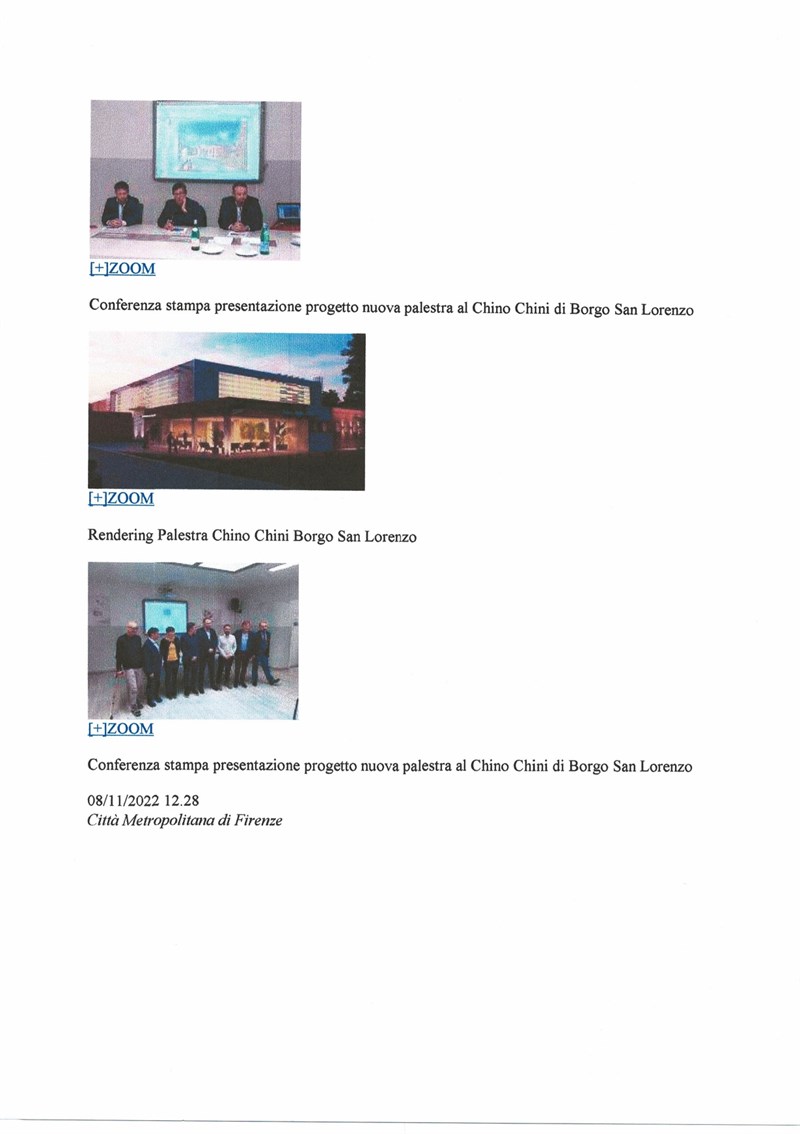 Il testo della lettera di Sorrenti