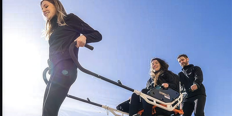 Una joelette - immagine di repertorio