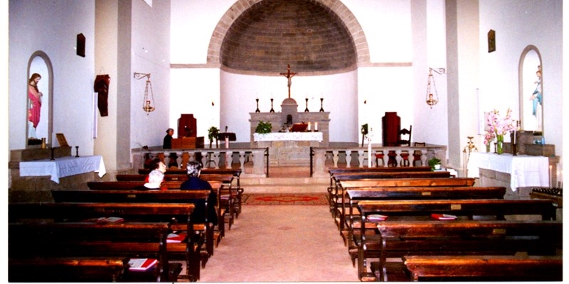Interno della Pieve di San Cassiano in Padule