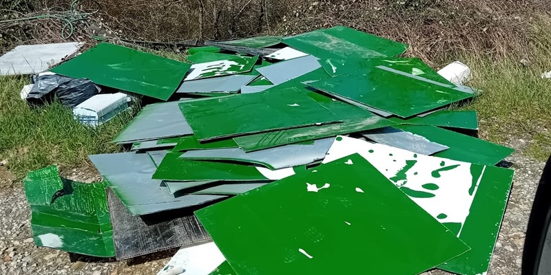 I rifiuti abbandonati