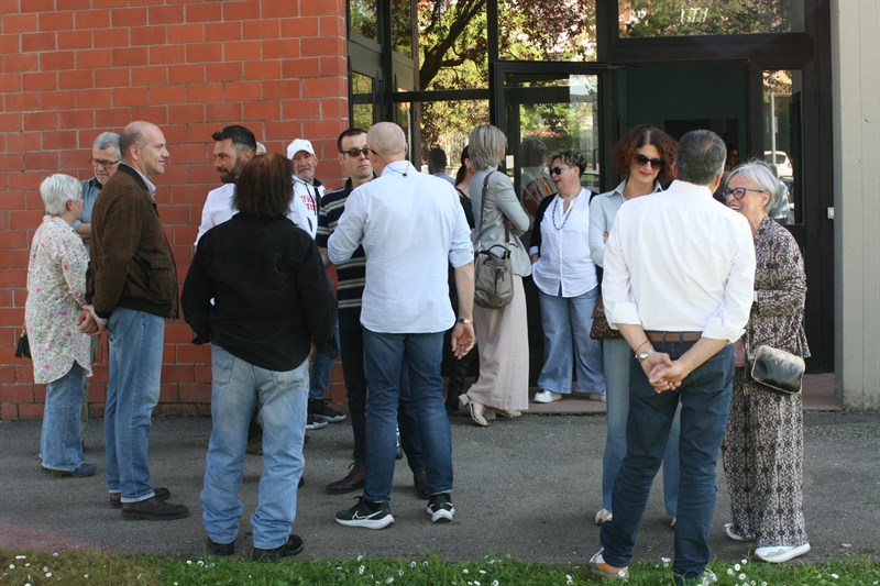 L'esterno del Comitato Elettorale