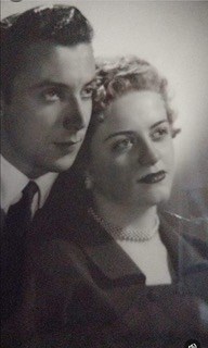 Bruno e Franca nel 1955 dopo il loro matrimonio