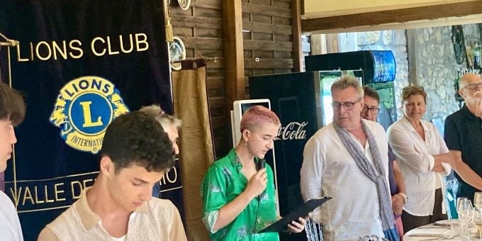 I saluti ai giovani partecipanti di ""Lions Camp Toscana 2023-2024"",""Ufficio stampa Lions Club