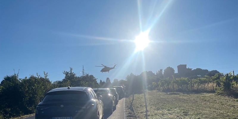 Incidente Volognano sulla SP34, con elisoccorso