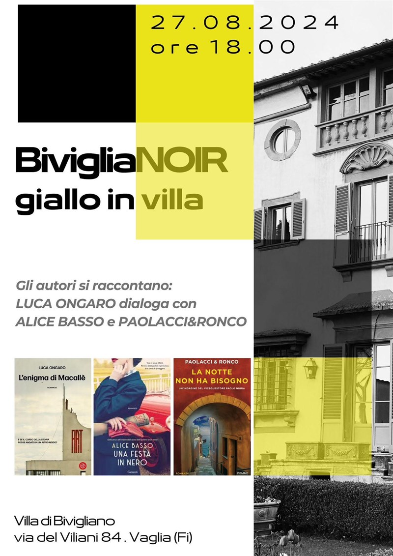 La locandina dell'evento ""Bivigliano Noir"",""N. c.