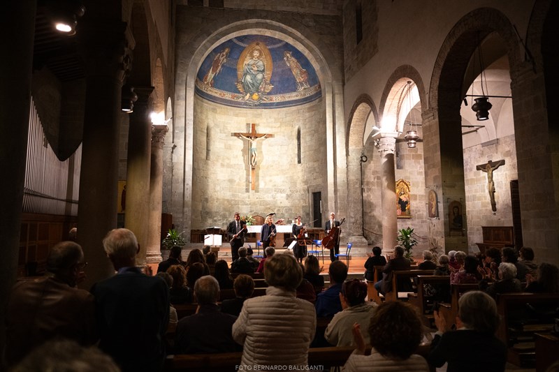 Una foto della serata