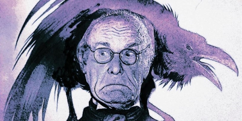 Immagine dal racconto ""Il corvo"" di E.A. Poe
