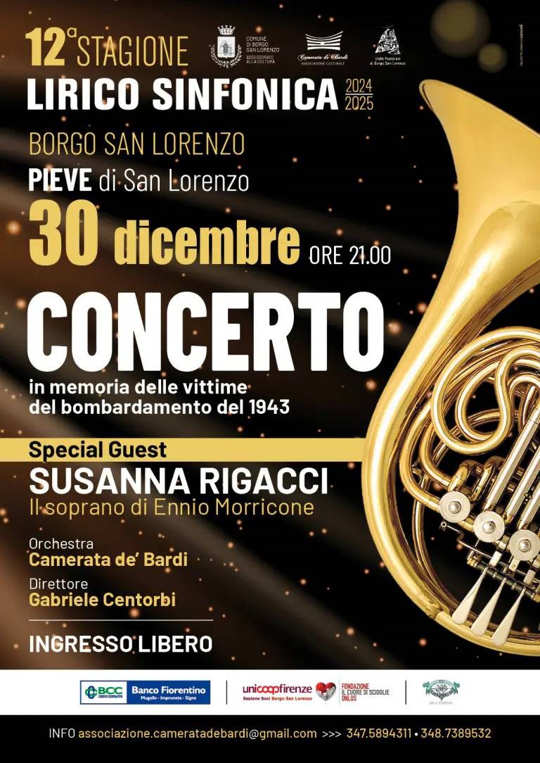 La locandina della Camerata dè Bardi