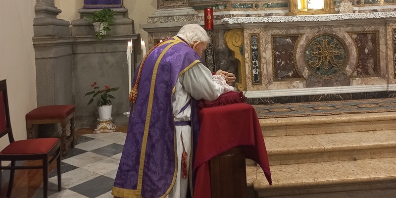 Il Cardinale Ernest Simoni al Santuario di Boccadirio nel primo giorno di Avvento