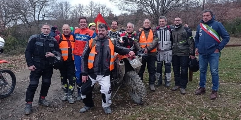 I motociclisti insieme al Sindaco