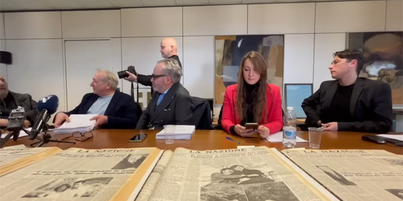 Conferenza stampa sul mostro di Firenze