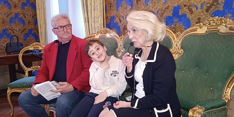 da sx: Zeni, Gabriel e Gianna Botti