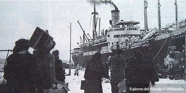 La nave Tuscania salpa da Pola con gli esuli. Il giorno del ricordo