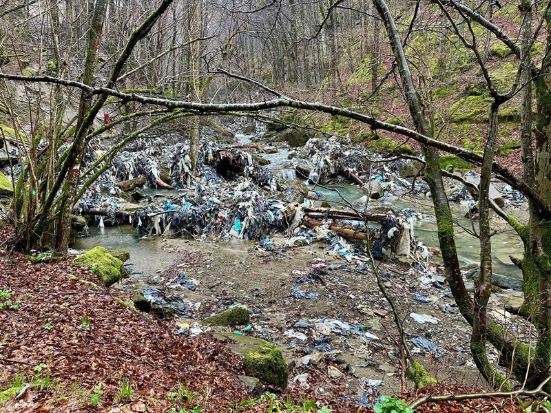 Discarica nascosta lungo il fiume Rovigo, consigliera Noferi in sopralluogo