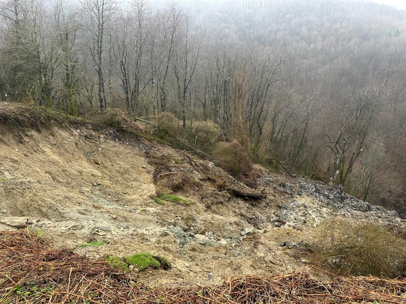 Discarica nascosta lungo il fiume Rovigo, consigliera Noferi in sopralluogo