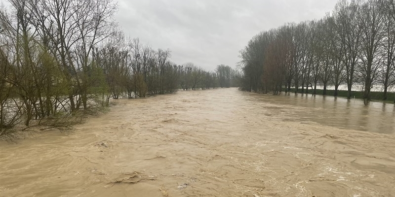 Il fiume Sieve a Borgo San Lorenzo