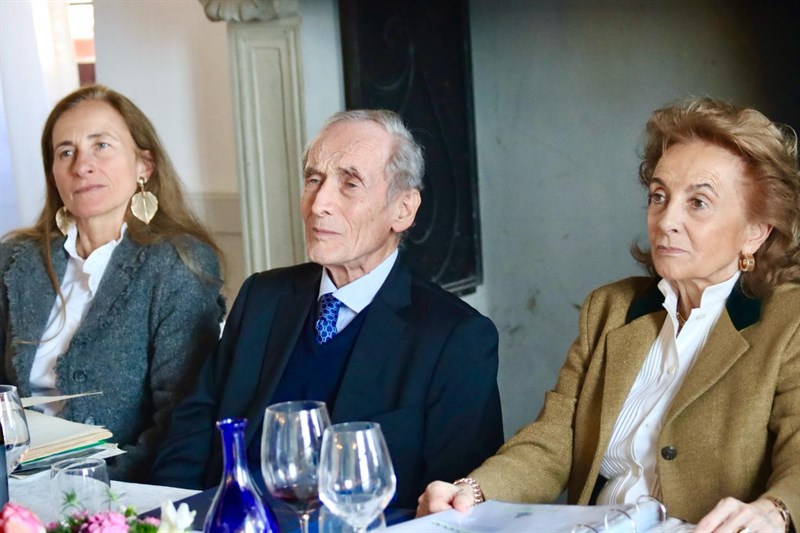 I tre componenti della famiglia Sassoli de Bianchi