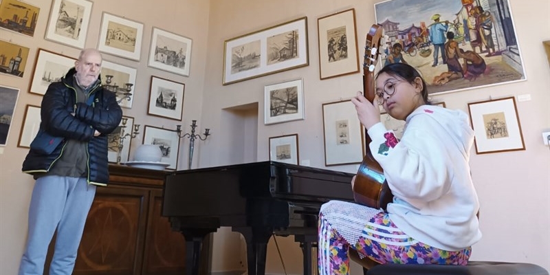 Aurora durante le prove