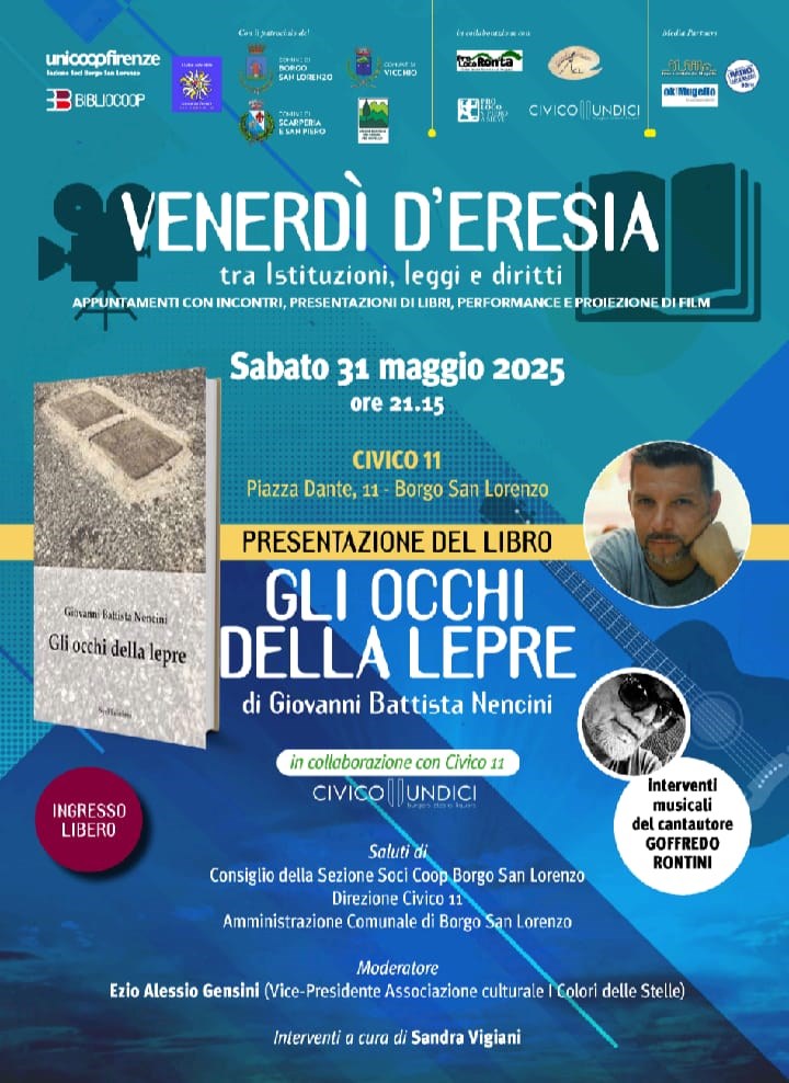 Venerdì d’eresia - Sabato 31 maggio 2025 alle ore 21.15