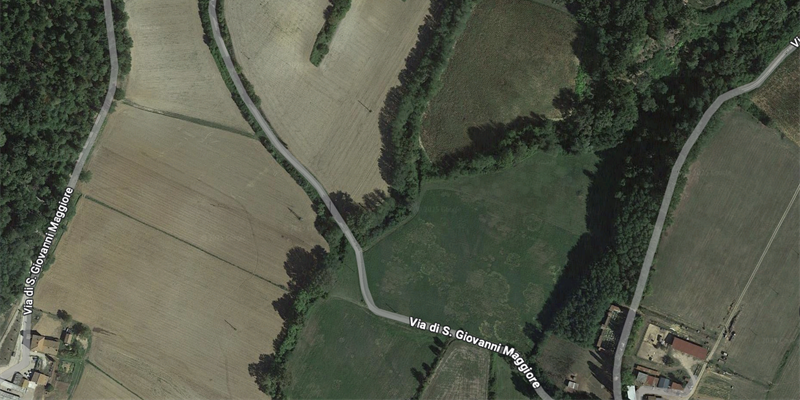 zona interessata dalla frana S. Giovanni Maggiore