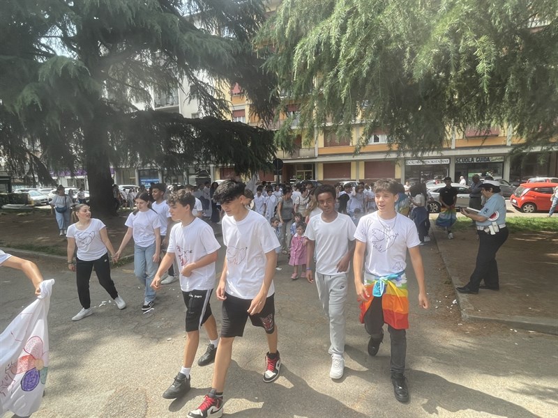 marcia della pace studenti