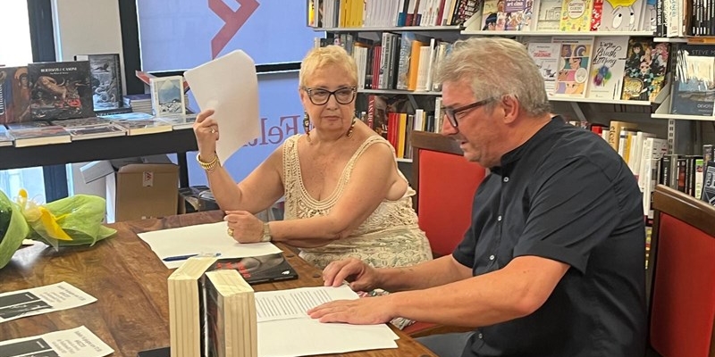 da sx: Maldola RIgacci con Saverio Zeni