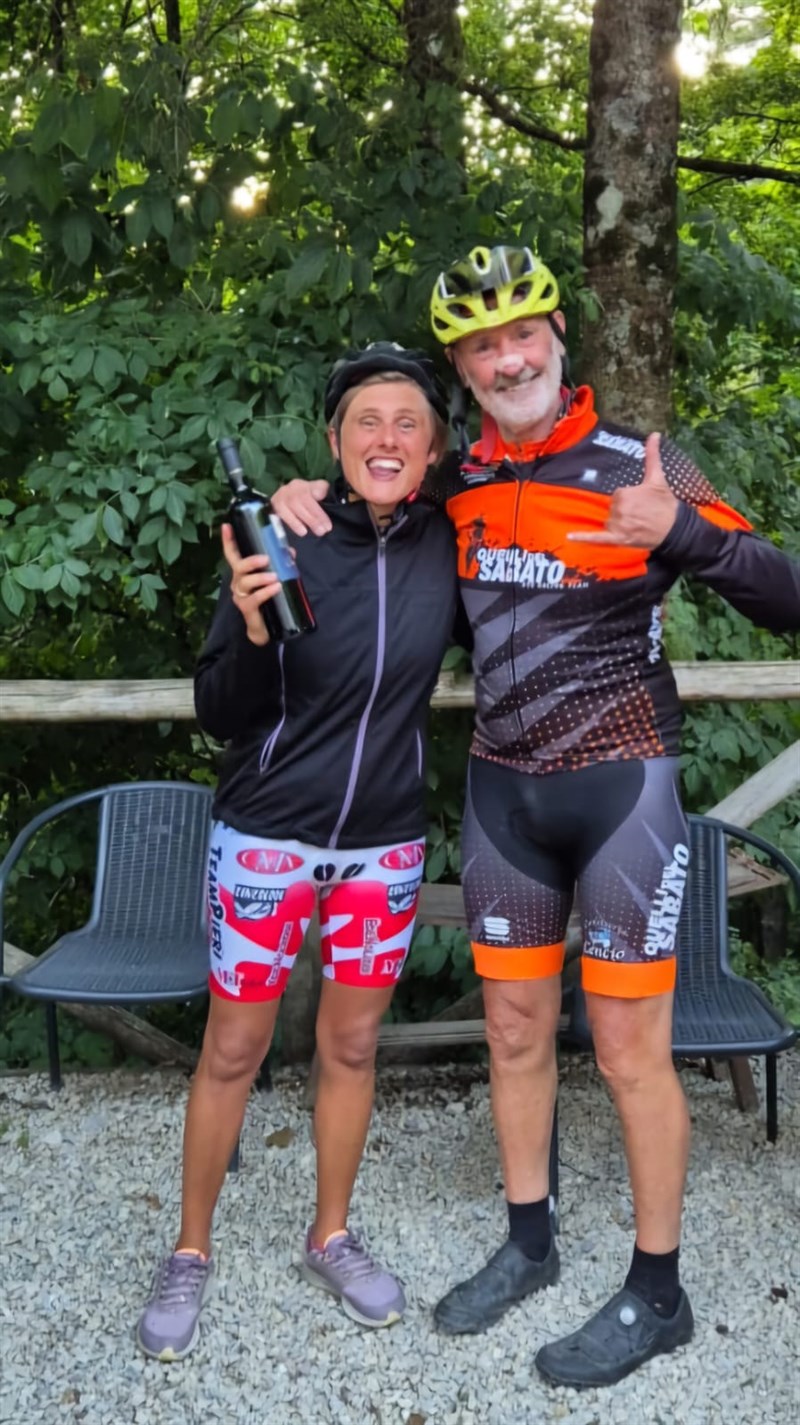 Giulia Nardoni con il “Conte” Leopoldo Brandaglia.