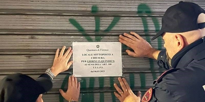 Chiusura locale - immagine di repetorio