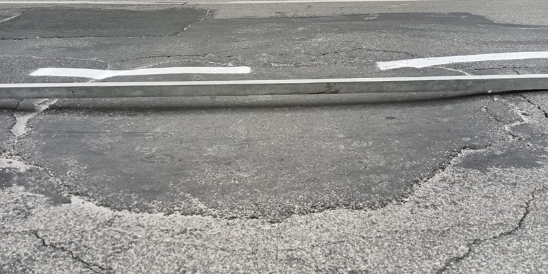 Marradi, nuovo cedimento in via Sibilla Aleramo