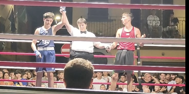 Il momento della proclamazione del vincitore