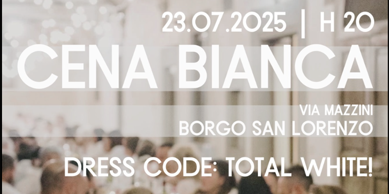 La locandina dell’evento in Via Mazzini