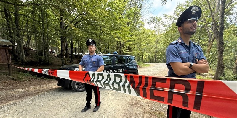 Ritrovamento cadavere a San Godenzo, area transennata dai Carabinieri